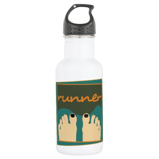 Runner Toes Waterfles (Voorkant)