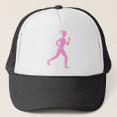 Runner (Vrouw) - Roze Trucker Pet (Voorkant)