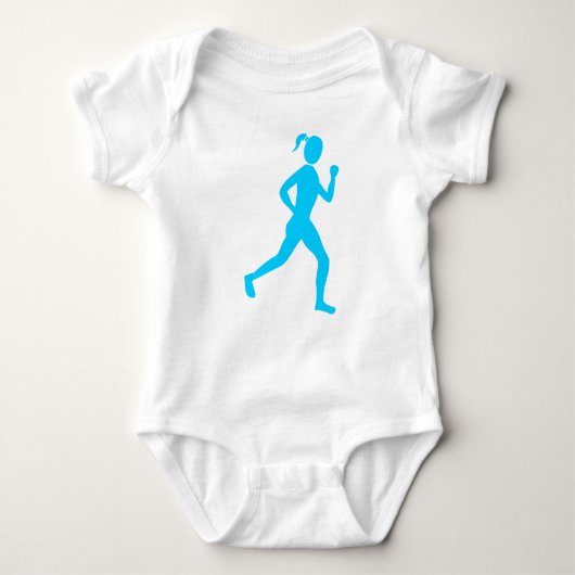 Runner (Vrouw) - Sky Blue Romper (Voorkant)