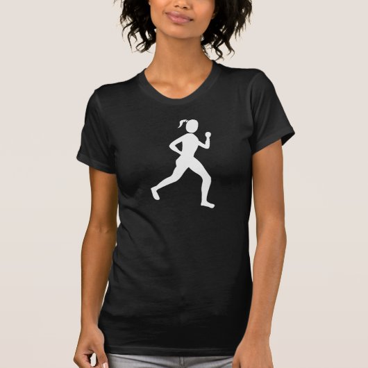 Runner (Vrouw) - Wit T-shirt (Voorkant)