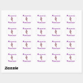RunnerChick Princess Ronde Sticker (Vel)