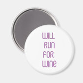 RunnerChick Wine Magneet (Voorkant / Achterkant)