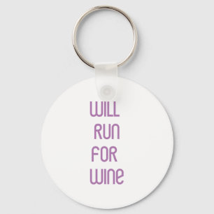 RunnerChick Wine Sleutelhanger
