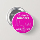 Runners Button van Runar (Voorkant /achterkant)