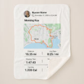 Runners Gift Blanket Sherpa Deken (Voorkant)