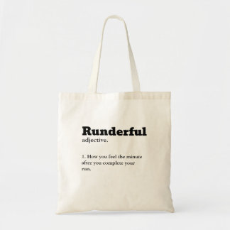 Runners Gift Runderful Definition Canvas tas