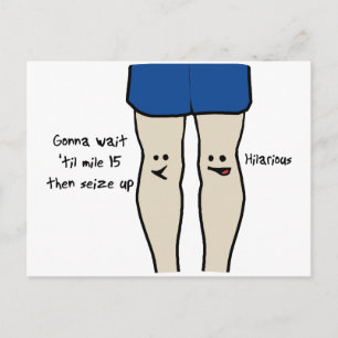 Runners Knees Briefkaart