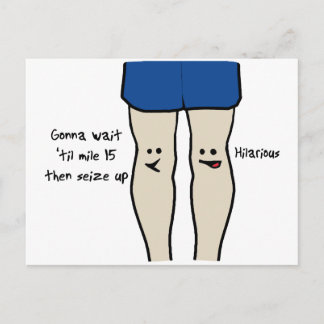Runners Knees Briefkaart