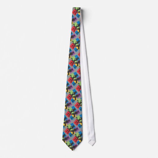 Runners Man Necktie Stropdas (Voorkant)