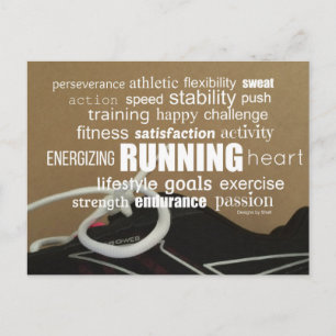 Runners Motivatie Collage Briefkaart