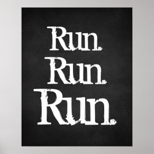 Runners om lijst te doen poster