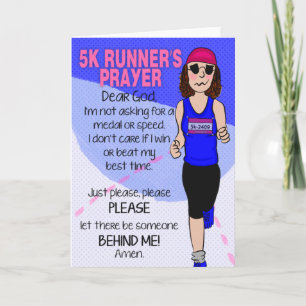 Runner's Prayer Kaart