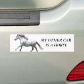 RUNNING ANDALUSIAN BUMPERSTICKER (Op auto)
