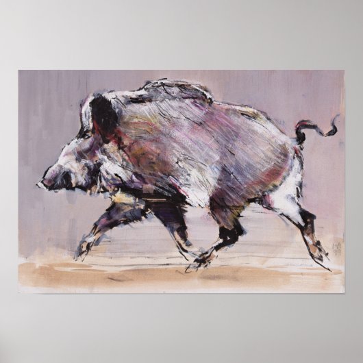 Running boar 1999 poster (Voorkant)