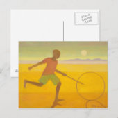 Running Boy 2010 Briefkaart (Voorkant / Achterkant)