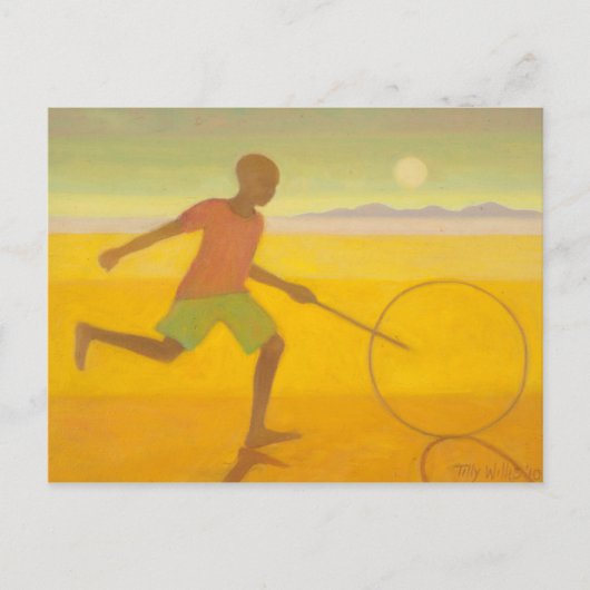 Running Boy 2010 Briefkaart (Voorkant)