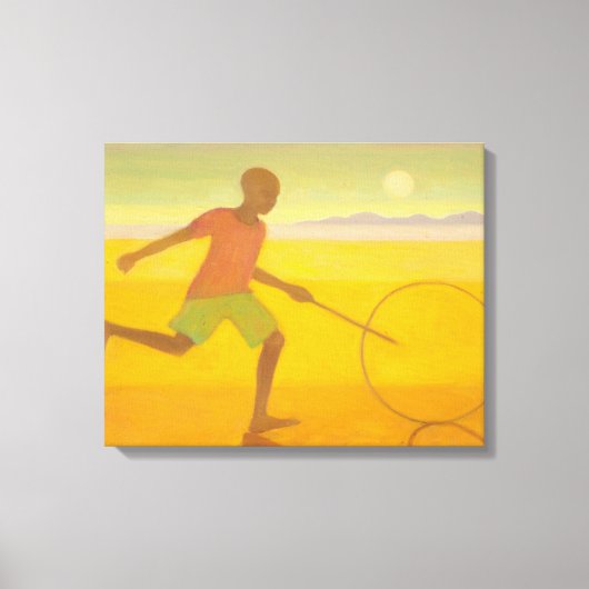 Running Boy 2010 Canvas Afdruk (Voorkant)