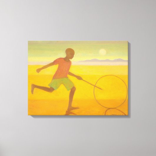Running Boy 2010 Canvas Afdruk (Voorkant)