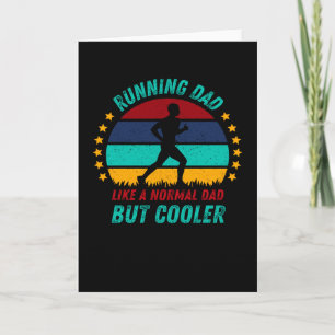Running Dad - Cool Vaders Day Gift Kaart