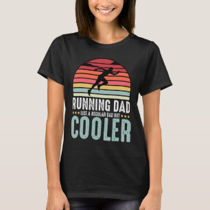 Running Dad Funny Marathon Runner Vaderdag Dis T-shirt