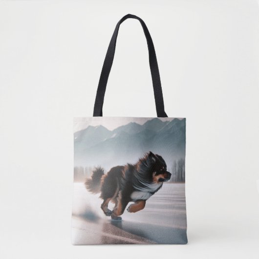 Running Dog Tote Bag (Voorkant)