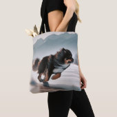 Running Dog Tote Bag (Dichtbij)