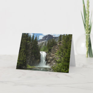 Running Eagle Falls in Glacier National Park Kaart