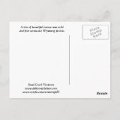 Running Free Briefkaart (Achterkant)