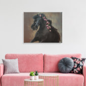 Running Friesian - Toile enveloppée (Insitu(Salon))