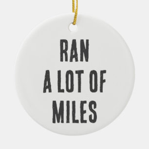 Running Gift, Cross Country Gift, Marathon Keramisch Ornament
