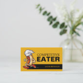 Running Hot Dog - Concurrerend/Snelheid Eater Visitekaartje (Staand voorkant)