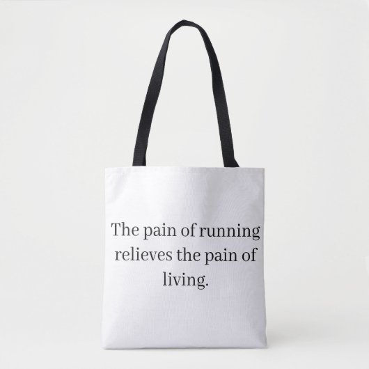Running inspiration Tote Bag (Voorkant)
