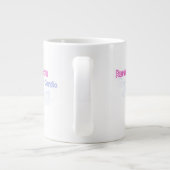 Running Late Is My Cardio Extra Grote Beker (Achterkant)