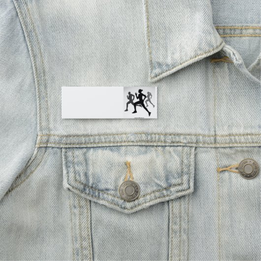 Running Marathon competitieve sport Naamplaatje (In situ)