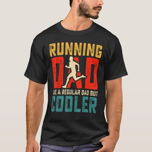 Running Marathon Runner Dad Cool Road Marathoner C T-shirt (Voorkant)