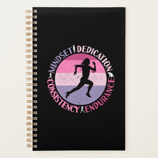 Running Mindset - Citation d'endurance de la fille (Devant)