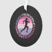 Running Mindset - Citation d'endurance de la fille (devant)