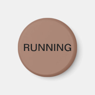 Running mocha mousse vaatwasser magneet