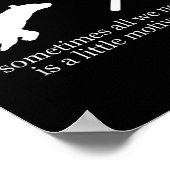 Running. Motivation  Poster (Hoek)