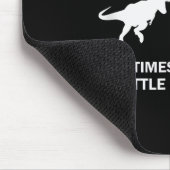 Running Motivation Raptor Chase Funny Dinosaur  Muismat (Hoek)