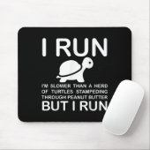 Running Motivation Turtle  Muismat (Met muis)