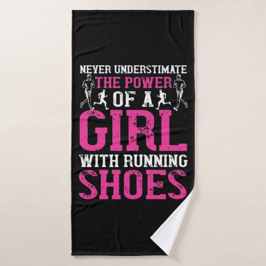 Running - Never underestimate champion (Serviette de bain)