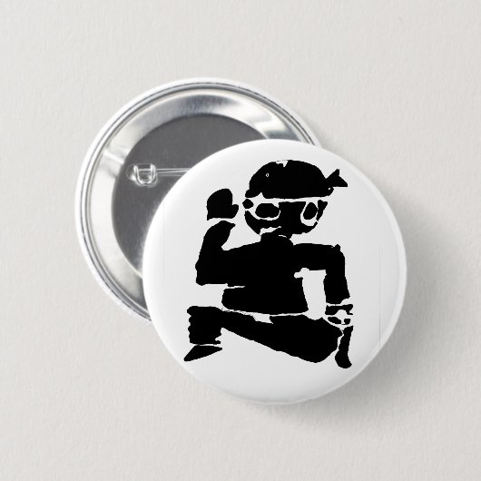 Running Ninja Button (Voorkant /achterkant)