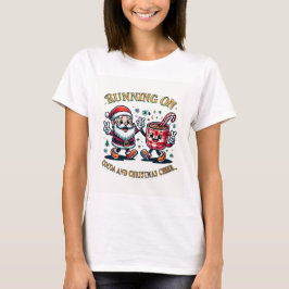 Running on Christmas Cheer T-shirt