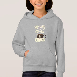 Running on Coffee and Chaos Funny Lifestyle Art