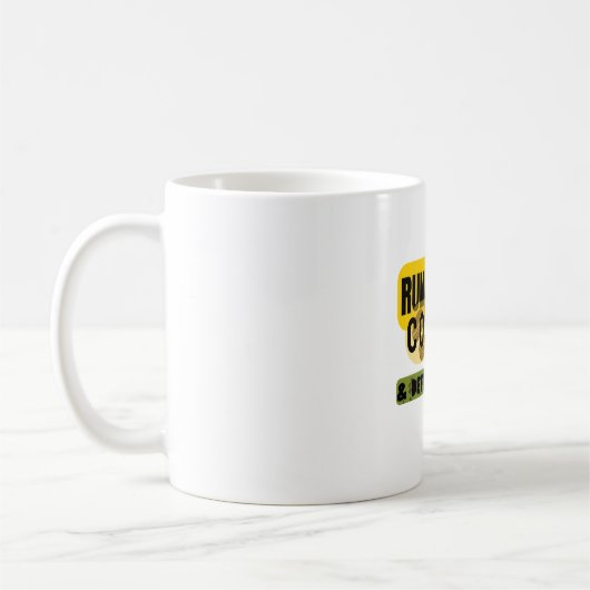 Running on Coffee & Determination mug (Gauche)