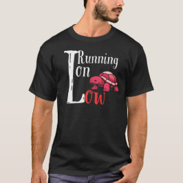 Running on Low Turtle Illustration – Calm Energy T-shirt