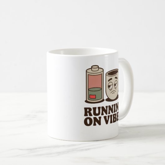 Running on Vibes | Existential Mood with Caffeine Koffiemok (Voorkant rechts)