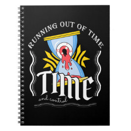 Running out tijd, streetwear illustratie notitieboek