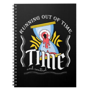 Running out tijd, streetwear illustratie notitieboek